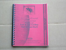Jensales Parts Manual For Ih International Cub Lo Boy Farmall