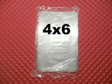 300 Plastic Merchandise Bags 4 X 6 1 Mil Small Clear Flat Open End Bags 4x6