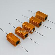 Us Stock 5x 47k Ohm 47kr 5w Watt Aluminum Housed Metal Case Wirewound Resistors
