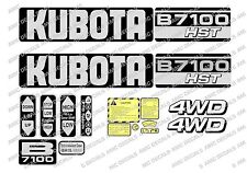 Kubota B7100 Hst Compact Tractor Decal Sticker Set