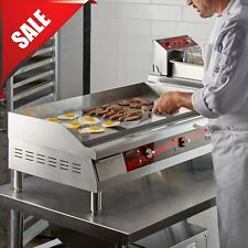 New 36 Electric Griddle Flat Grill Stove Countertop Etl 208240v Commercial