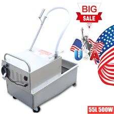 55l Commercial Fryer Oil Filter Cart Machine Commercial Filtration System 550w