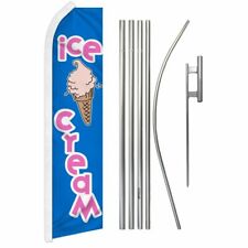 Ice Cream Advertising Super Flag Amp Pole Kit