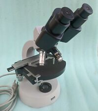 Carl Zeiss Kf2 Microscope Binocular 4 Objectives C8x Eyepieces Led Works