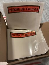 100 45 X 55 Packing List Envelopes Invoice Slip Enclosed Pouch Free Ship