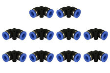 10 Piece Pneumatic Air Quick Push To Connect Fitting 14 Od L Elbow Tube 6mm