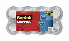 3m Scotch Clear Heavy Duty Shipping Packing Tape 8 Rolls Total 437 Yd 400 M