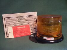 New Listingvintage Whelen Model 2012lp Amber Wire In Strobe Beacon New Old Stock