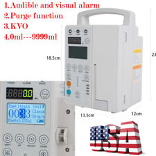 Rechargable Medical Infusion Pump Iv Fluid Equipment Audible Ampvisual Alarm Purge