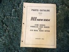 988003 A New Parts Manual For A New Idea 4100 Series Parallel Bar Rakes Amp 410