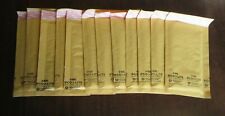 12 Kraft Bubble Envelopes 000 4x8 Small Padded Shipping Mailers Made In Usa