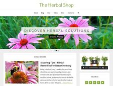 New Design Herbal Store Ecommerce Website Business For Sale Auto Content