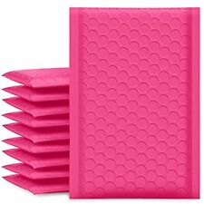 Ucgou Bubble Mailers 4x8 Inch Hot Pink 50 Pack Poly Padded Envelopes Small Bu