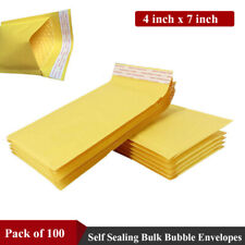 Self Sealing Bulk Bubble Envelopes Mailing Shipping Envelopes4x7 Pack Of 100