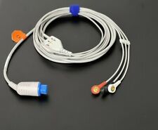 Datex Ohmeda Ecg Ekg Cable Cardiocap 5 10 Pin 3 Leads Snap Same Day Shipping