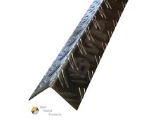 Aluminium Diamond Plate Corner Wall Guards Angle 15 X 15 X 48 0500105