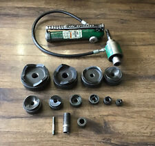 Greenlee 767 Knock Out Hydraulic Punch Amp Die Set 12 To 4 Free Ship