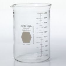 New Listingkimble Kimax Glass 2000ml 2l Griffin Beaker 14000 2000 Pk 4 New