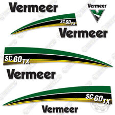 Vermeer Sc 60 Tx Stump Grinder Decal Kit Curved Sc60tx