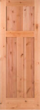 3 Panel Flat Shaker Knotty Alder Stain Grade Solid Core Interior Wood Door Doors