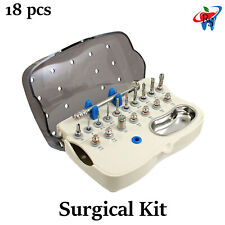 Dental Surgical Drills Kit Implant Abutment Universal Instruments Tools 18pcs