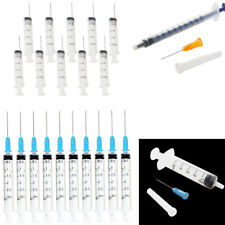 1ml50ml Plastic Sterile Syringe With Sharp End Tip Needle Storage Cap 550p Lot