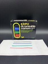 Vintage Sanford Expo Dry Erase Markers Set Of 4 In Box Item No 830 4 Tested
