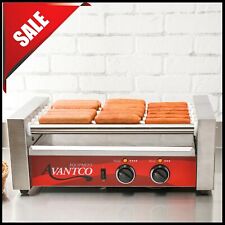 Avantco Commercial 18 Hot Dog Roller Grill With 7 Rollers Non Skid 120v 590w