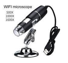 Digital Wifi Microscope Portable Usb Magnifier 8led With Stand For Phone Magnifier