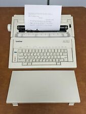 Brother Ax 350 Portable Electric Typewriter Tested Works
