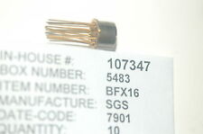 Sgs Bfx16 Vintage Through Hole Rare Gold Lead Transistor New Lot Quantity 1