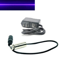 Focusable 405nm 50mw 12x40mm Line Violetblue Laser Module Adjustable With Adapter