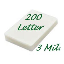 200 Letter 3 Mil Laminating Pouches Laminator Sheets 9 X 11 12 Scotch Quality