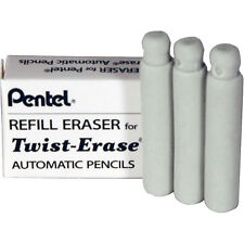 Pentel Twist Erase Pencil Eraser Refill E10 Pack Of 3 Erasers