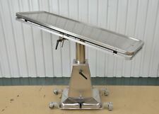 Shor Line Classic Flat Top Hydraulic Surgery Table Rotational Base Veterinary