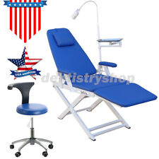 Portable Dental Folding Chair With Rechargeable Led Light Medical Mobile Chair