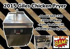 2015 Giles Electric Deep Fryer With Filter System Amp Auto Lift Gef 720