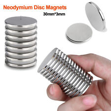 Powerful Disc Magnets Adhesive Backing Rare Earth Metal Neodymium To Garage Diy