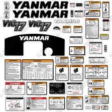 Yanmar Vio17 6 Decal Kit Replacements Mini Excavator 3m Vinyl