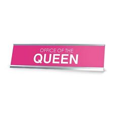 Office Of The Queen Novelty Desk Sign