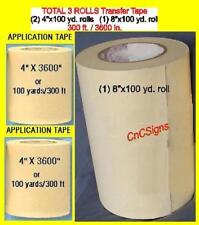 8 4 4 Rolls Application Transfer Paper Tape For Vinyl Cutter Plotter