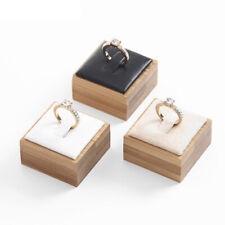 Ring Bracelet Jewelry Display Stand Holder Showcase Organizer Case Box White