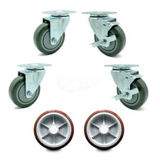 Regency 600ubckit6 U Boat Cart Caster And Wheel Replacement Set Service Caster