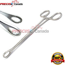 Foerster Sponge Straight Forceps 8 Serrated Jaws Surgical Instruments