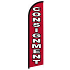 Consignment Full Curve Windless Swooper Advertising Flag Thrift Store Pawn