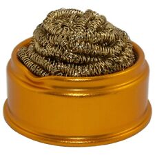 Soft Coiled Brass Soldering Iron Tip Cleaner Wire Sponge For Lead Free Solder