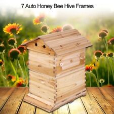 Super Beekeeping Brood House Box For 7pcs Auto Honey Hive Bee Hive Frames Usa