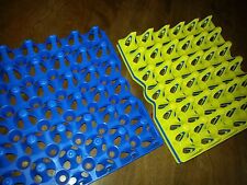 12 Chicken Or Guinea Egg Trays For Incubator Storage Cleaning Holds 30 Eggs