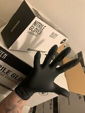 New Listingblack Nitrile Gloves 1000 Gloves Small Medium Large And Xl 5 Mil