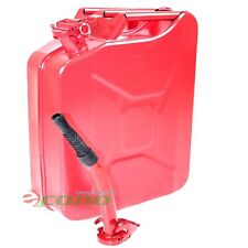 5 Gallon Jerry Can Gas Fuel Steel Tank Red Military Style 20l Storage Can 5g